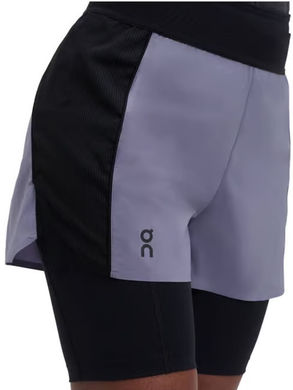 On Running | Lavender Gray/Black Performance Active Shorts | Women’s Size: S
